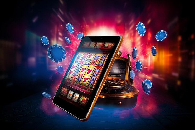 Jackpot progressive game with large prize pool display on mobile screen